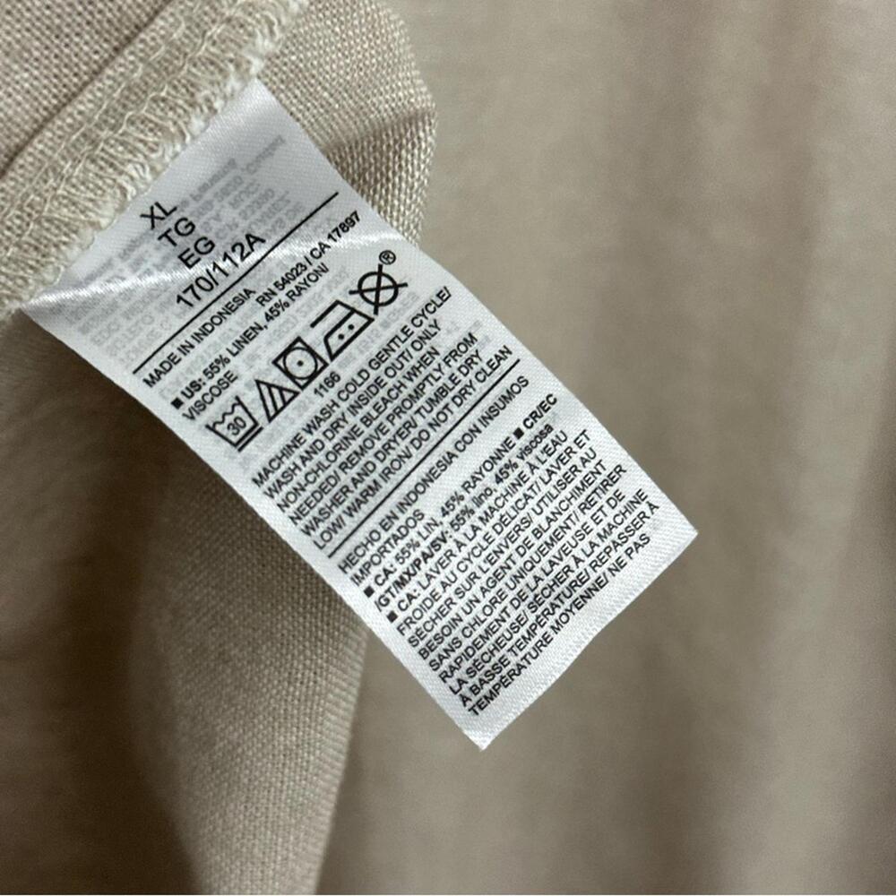 SOLD
NWT Old Navy Linen Blend Shirt Button Down Dress Women's Size XL - Picture 5 of 7